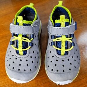 Members Mark Gray Foam Breathable Velcro Outdoor Shoes - Toddler 8